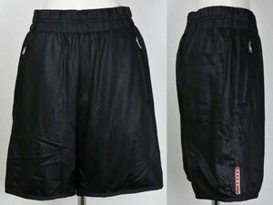 15SS PRADA プラダ レーヨン シルク ロゴ ショーツ size S rayon silk shorts b8407