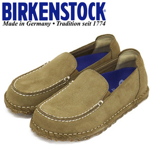 BIRKENSTOCK (ビルケンシュトック) 1025185 UTTI SLIP ON SUEDE LEVE スエードレザースリッポン TAUPE ナロー幅 BI292 39-約25.0cm