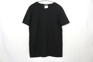 6B1811 【送料0円+追跡有】シャネル 半袖 カットソー Tシャツ コットン ニット ブラック 40 96P VINTAGE CHANEL