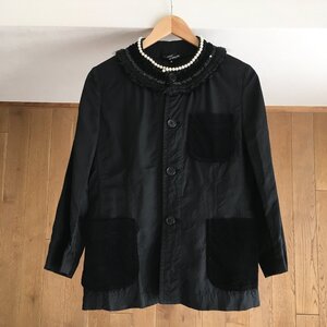 即決 美品 AD2006 tricot COMME des GARCONSトリココムデギャルソン パール　ジャケットS TM