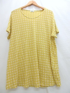 Plantation プランテーション 総柄カットソー Cut and sew 2 PL42JK678 100%COTTON MADE IN JAPAN