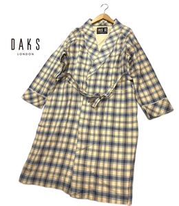 DAKS★ダックス★日本製（M）ルームウエア ガウンコート ロングコート ルームコート