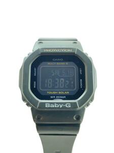 CASIO◆ソーラー腕時計_BABY-G/デジタル/ラバー