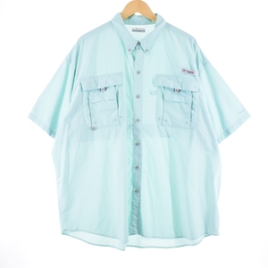 古着 コロンビア Columbia PFG ボタンダウン 半袖 フィッシングシャツ メンズXXXL /eaa337668 ss2501_10