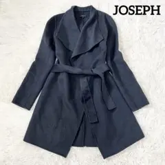 極美品　JOSEPH カシミヤ混　ダブルフェイス　女優襟　リバーコート