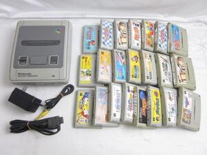 【同梱可】ジャンク品 ゲーム スーパーファミコン 本体 SHVC-001 ソフト カービィボール 等 グッズセット