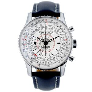 【最終値下げ】BREITLING ブライトリング 時計 自動巻き A21330/A213G18 Silver ナビタイマー モンブリラン ダトラ A213G18WBD