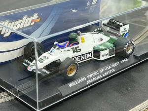 No.057 FLYSLOT社製 W40102 [Williams FW08C US GP WEST 1983 J.LAFITTE [新品未使用 1/32スロットカー] 