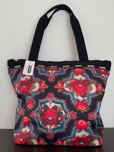 新品 タグ付き Lesportsac レスポートサック ヘイリートート 花柄 花 ローズ A4 HAILEY TOTE トートバッグ ROMANIAN ROSE レスポ トート