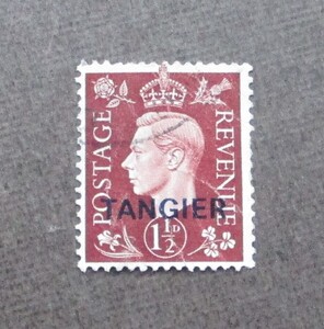 BRITISH IN MOROCCO　 SCカタログ＃517　　1 1/2p　　使用済　　中古品