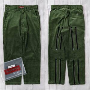 SUPREME/シュプリーム/Corduroy Flight Pant/コーデュロイフライトロングパンツ/太畝/ZIPデザイン/美品