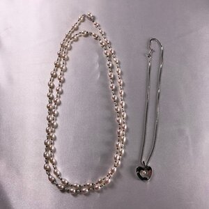 ■【買取まねきや】MIKIMOTO ミキモト シルバー 真珠 ネックレス 他 計2点 ■