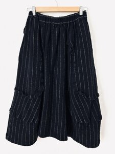 【送料込】Black Comme des Garcons　ブラックコムデギャルソン スカート　XSサイズ　ブラック ライトグレー　おしゃれ　お出掛け　6447551