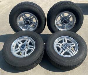 JAOS 四駆 ホイール ６穴 16×８J 　タイヤ 265/70R16　４本セット　 ランクル など