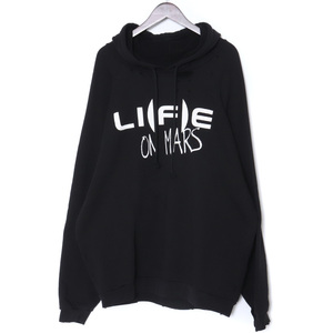 RAF SIMONS ライフオンマーズフーディー XSサイズ ブラック 202-175A 19004-00099 ラフシモンズ スウェットパーカー Life On Mars Hoodie