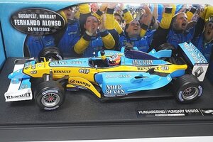 Hot Wheels ホットウィール 1/18 Renault R23 ルノー F1チーム フェルナンド・アロンソ ハンガリーGP 2003 #8 C7351