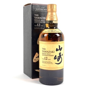 【東京都内限定お届け】 サントリー SUNTORY 山崎 12年 シングルモルト 700ml 国産ウイスキー 【古酒】