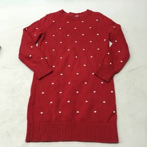 送料無料★gap kids ギャップキッズ★ニットワンピース セーター★女の子　6-7 サイズ120 #50904sjj38