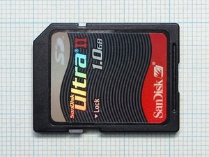 ★SanDisk ＳＤメモリーカード １ＧＢ 中古★送料８５円・１８５円