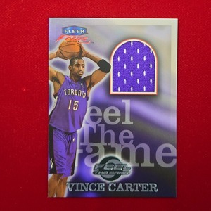 ◆【Game-worn Jersey】Vince Carter NBA 1999-2000 Fleer Focus Feel the Game 　◇検索：ヴィンス・カーター ビンス Raptors