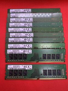 Samsung 16GB 2Rx8 PC4-2666V-UB1-11 デスクトップPC用DDR4メモリ16GB　10枚セット160GB 管9