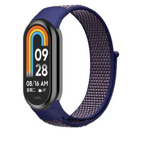 2個セット Xiaomi Smart Band 9 8 ネイビー 替えベルト バンド ナイロン ループ スポーツバンド ナイロンベルト 交換ベルト シャオミ band8