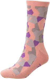 ☆Marmot ジャガードカモソックス ピンク 25～27cm TOANJB60 PK / マーモット 靴下 Jacquard Camo Socks アウトドア トレッキング キャンプ