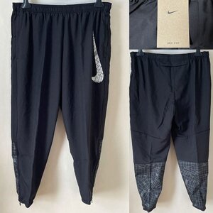 定価10,120円 新品 国内正規品 NIKE ナイキ ラン ディビジョン CHLLGR ウーブン FLS パンツ 2XL ブラック ランニング ボトムス DQ6490-010