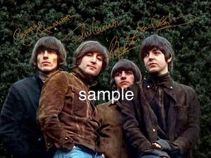 【送料込み】 ビートルズ　ラバー・ソウル　高画質　サイン　フォト　写真　The Beatles Rubber Soul