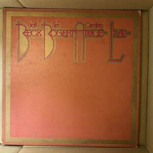 D02 中古LP 中古レコード ジェフベック Beck Bogert Appice Live ベック ボガート アピス ライブ イン ジャパン 73