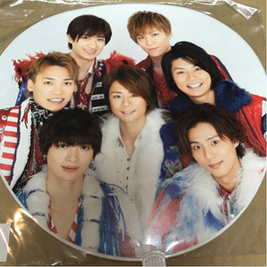 Kis-My-Ft2 キスマイ ジャニーズ うちわ 内輪 団扇 カウコン 貴重 2016 2017 藤ヶ谷太輔 千賀健永 北山宏光 玉森裕太