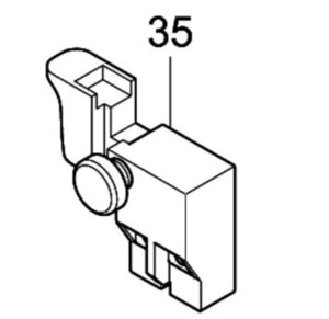 マキタ makita ボード用 スクリュー ドライバ FS4100 用 スイッチ SGEL１０６C-３ 650221-0 内装 大工 造作 建築 建設 石膏 ボード 張り