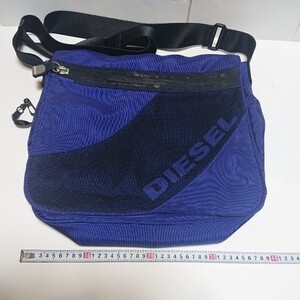 ＤＩＥＳＥＬ ディーゼル カバン ショルダーバッグ 青黒 中古かばん バッグ