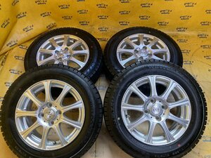 K-1095☆2022年製 165/70R14 DUNLOP WINTERMAXX03☆JOKER 14x5.5J+42 4/100☆スタッドレス☆アクア パッソ ポルテ マーチ デミオ ソリオ☆