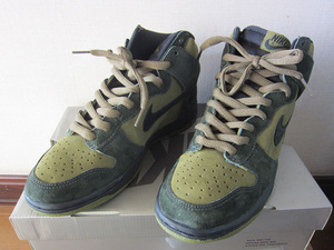 デッドストック Nike Dunk SB High Hulk US8.5 ハルク 305050 303 Camper Green/Black-Deep Forest 新品　未使用　初期SB 激レア