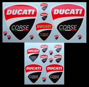 DUCATI CORSE/ドゥカティ コルセ デカールセット（NEWデザイン）