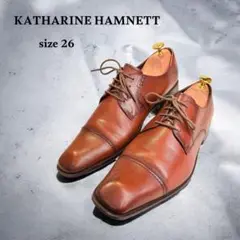 KATHARINE HAMNETT LONDON ストレートチップ（26）革靴