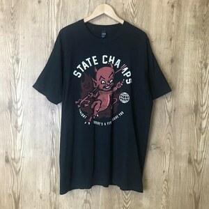 RED DEVIL レッドデビル プリント Tシャツ メンズ XLサイズ 古着 e24051501