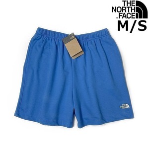 1円～!売切!【正規新品】THE NORTH FACE◆SIMPLE LOGO FLEECE SHORT ショートパンツ US限定 ロゴ刺繍 ランニング キャンプ(M)青 190110-5