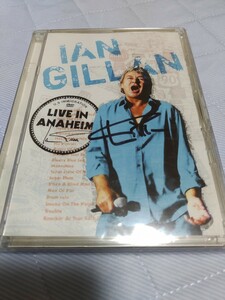 激レア/直筆サイン入/DVD Ian Gillan★Live in Anaheim★Deep Purple★Gillan★ディープ・パープル★Iron Maiden★Bernie Torme 