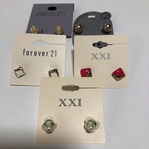 ①未使用 ピアス☆5点まとめ売り