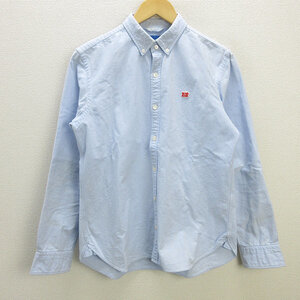 G■ビームス/BEAMS JAPANESEFABRIC 長袖BDシャツ【M】水色/men