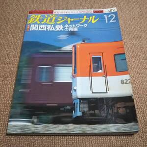 kb9■鉄道ジャーナル2006年12月Ｎｏ482　関西私鉄ネットワークの再編