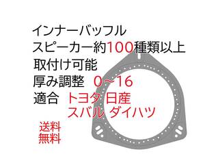 インナーバッフル　汎用　カーオーディオ　トヨタ　 日産　スバル　 ダイハツ