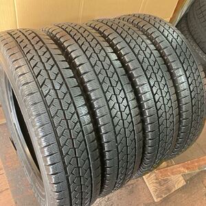 良品! スタッドレス 155/80R14 LT 4本／88/86N／BS VL1 9分上 送料込25000円〜 S4035-12