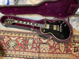 超希少!! ジャンク Gibson Les Paul Custom MADE USA ギブソン レスポール カスタム ネック調節不能/音出し出来ませんでした