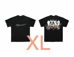 Tシャツ(XL) マルーン5 DOME TOUR GOODS T-SHIRT (BLACK) 日本限定ツアーグッズ