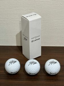 レクサス　松山英樹　ゴルフボール　SRIXON×LEXUS 　1スリーブ（3個入り）　プリントサイン入り