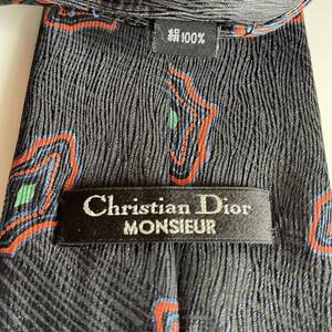 Christian Dior(クリスチャンディオール) 赤青菱形ネクタイ