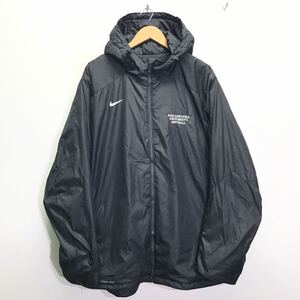 2XL 大きいサイズ！【NIKE】ナイキ 中綿ジャケット アウター ジャンパー カレッジ フィラデルフィア大学 スポーツ ブラック /Y13546ii